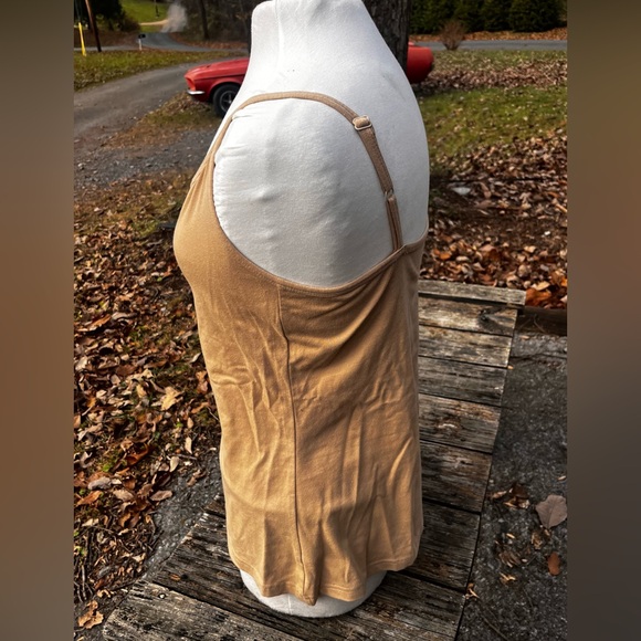 JESSICA LONDON STRETCH COTTON CAMI NEW KHAKI WOMENS 12 - Picture 4 of 7